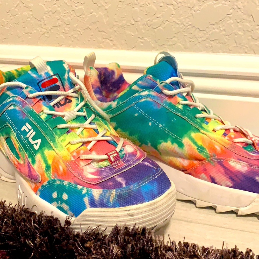 Fila Rainbow Tie Dye Sneakers